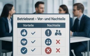 Betriebsrat Vor- und Nachteile: Tabelle