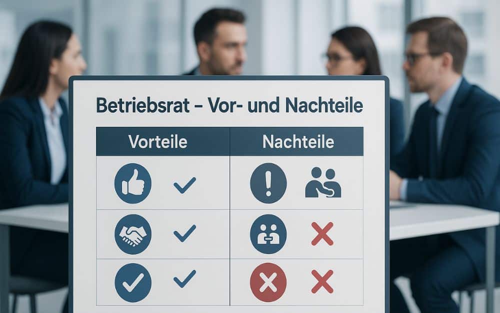 Betriebsrat Vor- und Nachteile: Tabelle