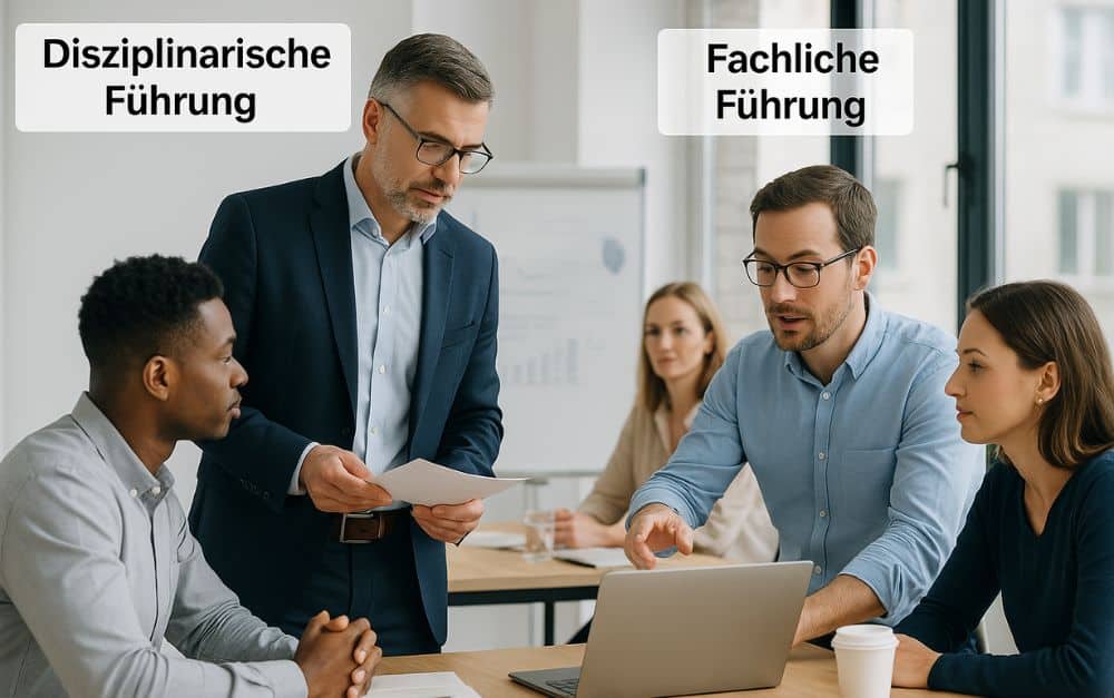 Disziplinarische vs. fachliche Führung erklärt